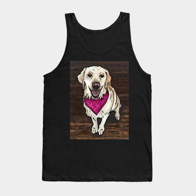 Golden Girl Tank Top by RachWillz